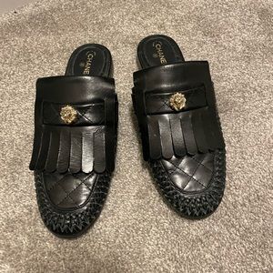 Size 39 Chanel Loafers Black